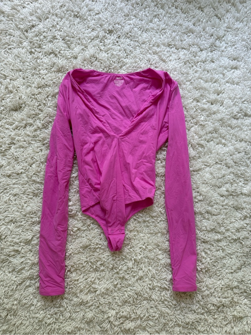 SKIMS hot pink bodysuit